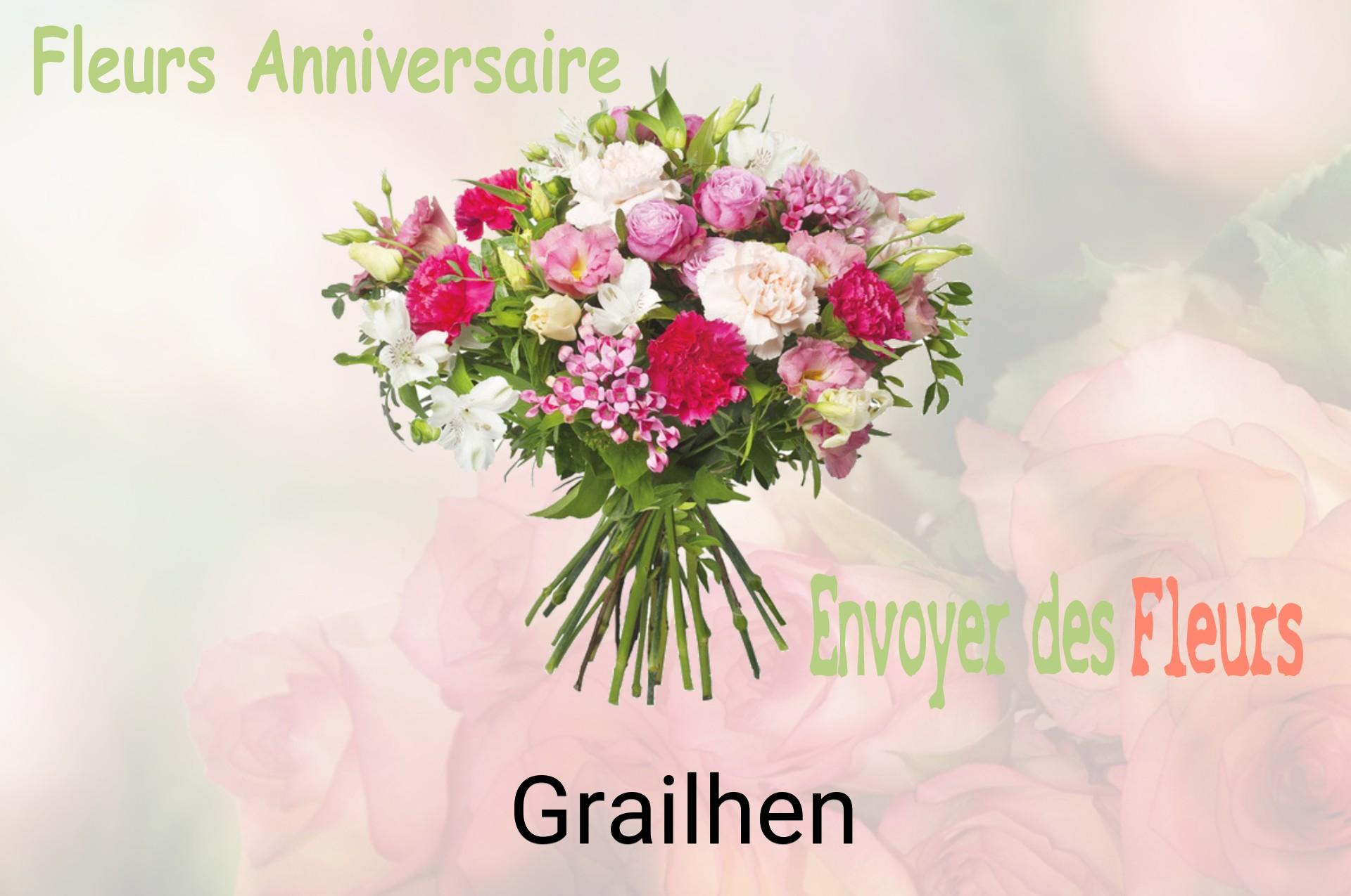 Bouquet de fleurs d’anniversaire livré à Grailhen